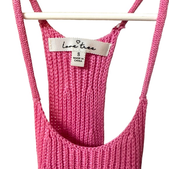 Love Tree Kawaii Rainbow Knit Summer Festival Halter Tank Top Crop Top Small - Picture 2 of 8